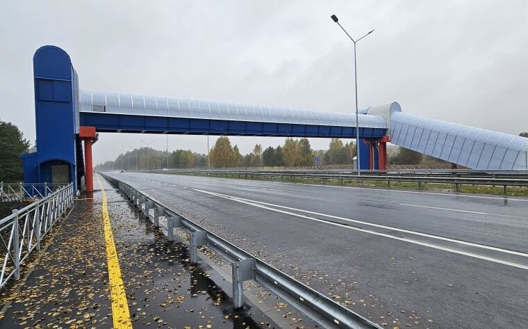 На трассе под Калининградом открыли надземный переход