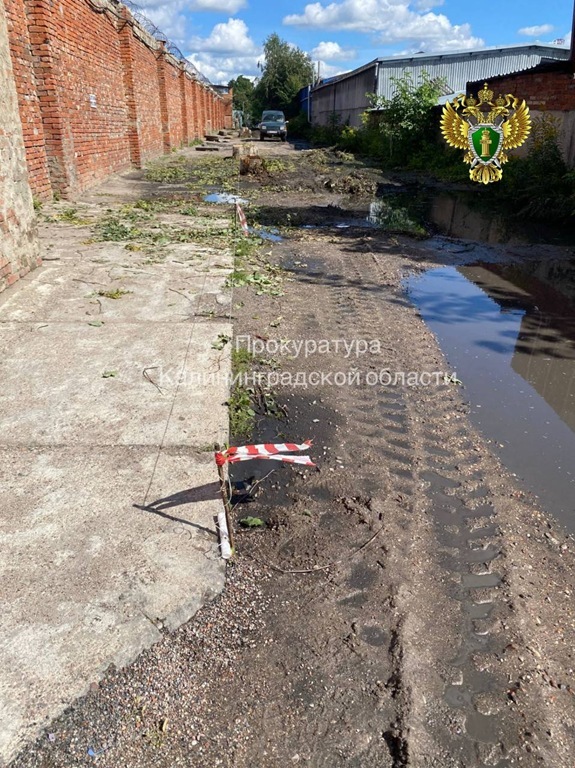В Черняховске отремонтировали дорогу на улице Лесной