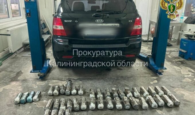 В Калининграде раскрыли контрабанду 40 кг гашиша