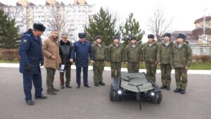 В Ставрополе в часть ВДВ передали радиоуправляемую платформу для эвакуации раненых