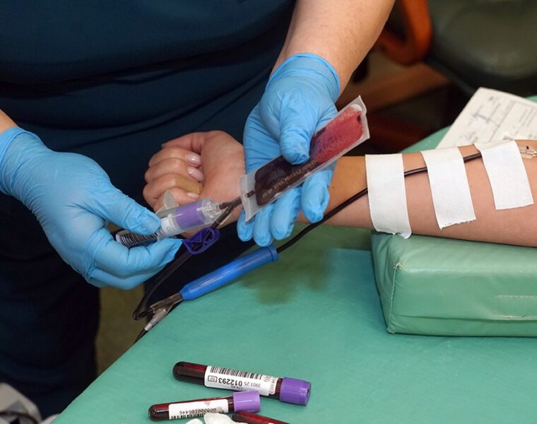 В Калининграде сотрудники правительства сдали кровь и стали донорами костного мозга