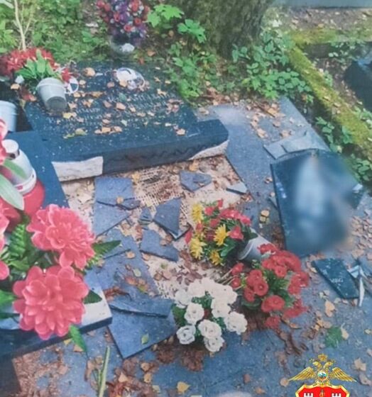 В Калининграде задержан вандал, разрушивший 24 надгробия на кладбище на проспекте Мира