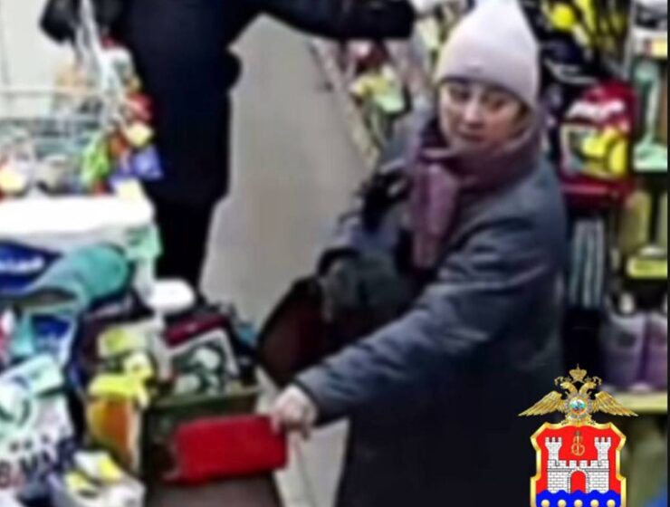 Полиция Калининграда разыскивает женщину, подозреваемую в краже из магазина Полиция Калининграда разыскивает женщину, подозреваемую в краже из магазина