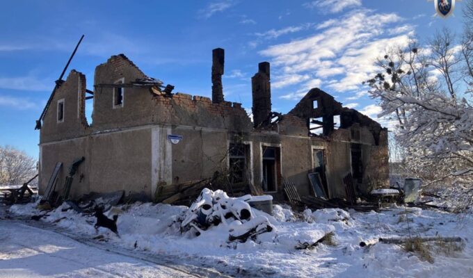 СКР выясняет обстоятельства гибели двух человек при пожаре