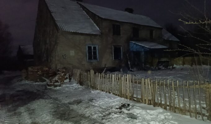 При пожаре в посёлке Вознесенское погиб пенсионер