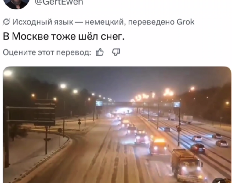 Немцы завидуют российской уборке снега: видео RT DE стало вирусным в Германии