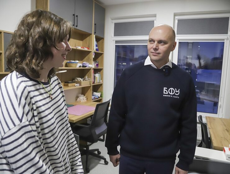 Путин и Беспрозванных открыли новые общежития для студентов в калининградском кампусе БФУ