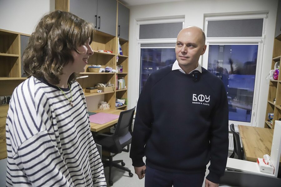 Путин и Беспрозванных открыли новые общежития для студентов в калининградском кампусе БФУ