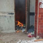 В&nbsp;Балтийске эвакуировали 15 человек из-за&nbsp;пожара в&nbsp;мусоропроводе девятиэтажки