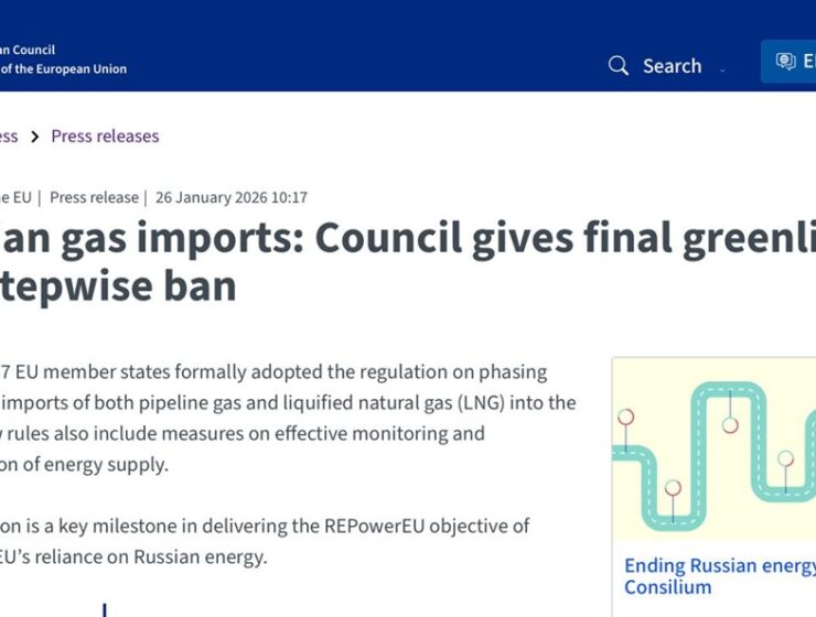 ЕС официально утвердил сроки полного отказа от российского газа ЕС официально утвердил сроки полного отказа от российского газа