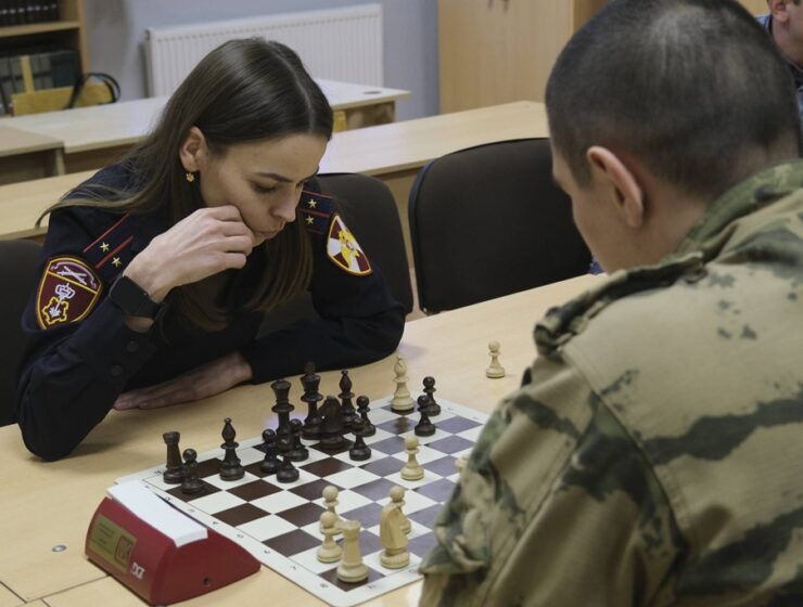 Калининградская Росгвардия разыграла шахматную корону
