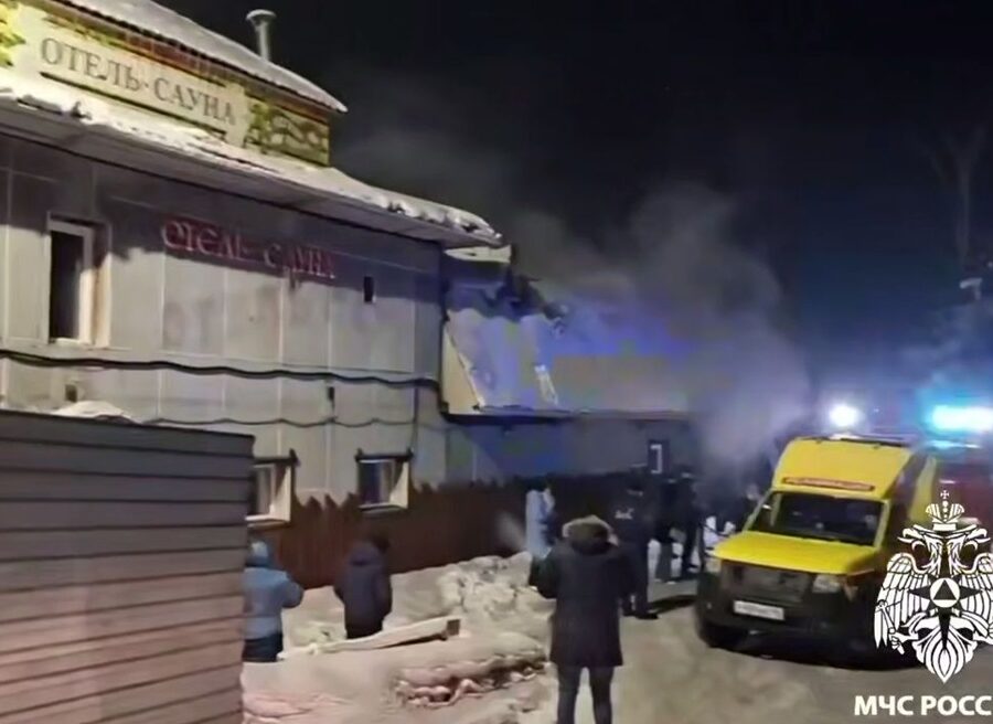 Трагедия в&nbsp;Прокопьевске: в&nbsp;результате пожара в&nbsp;частной сауне погибли пятеро детей