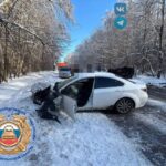 Под Багратионовском «Мазда» вылетела на&nbsp;встречку и&nbsp;врезалась в&nbsp;скорую