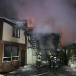 В&nbsp;Яблоневке сгорела частная баня: 250 &laquo;квадратов&raquo; пламени