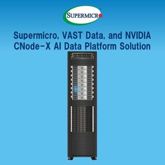Supermicro и VAST Data совместно с NVIDIA запустили новое решение корпоративной платформы данных ИИ для ускорения развертывания фабрик ИИ