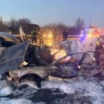 Смертельное ДТП на&nbsp;трассе Калининград &mdash; Мамоново: BMW вылетел на&nbsp;встречку, обе машины сгорели