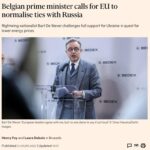 Премьер Бельгии призвал ЕС к&nbsp;переговорам с&nbsp;Россией &mdash; и&nbsp;тут же получил отповедь от&nbsp;коллег