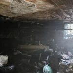 На&nbsp;Яналова в&nbsp;Калининграде горел подвал многоэтажки: спасатели вынесли из&nbsp;дыма женщину и&nbsp;трёх собак