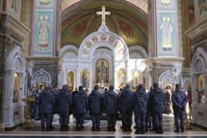 В&nbsp;Калининграде прошло молитвенное стояние за&nbsp;воинов Росгвардии