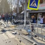 В&nbsp;Гурьевске иномарка после столкновения вылетела на&nbsp;тротуар и&nbsp;сбила школьников