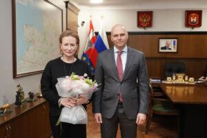 Алексей Беспрозванных обсудил развитие филиала Третьяковской галереи с&nbsp;Ольгой Галактионовой