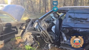 Четыре иномарки столкнулись на&nbsp;трассе Калининград&mdash;Балтийск: двое в&nbsp;больнице