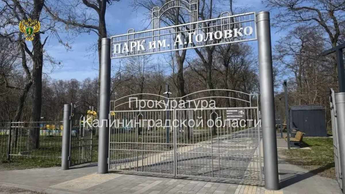 В&nbsp;Балтийске с&nbsp;качелей в&nbsp;парке оторвались элементы подвеса &mdash; прокуратура требует ремонта