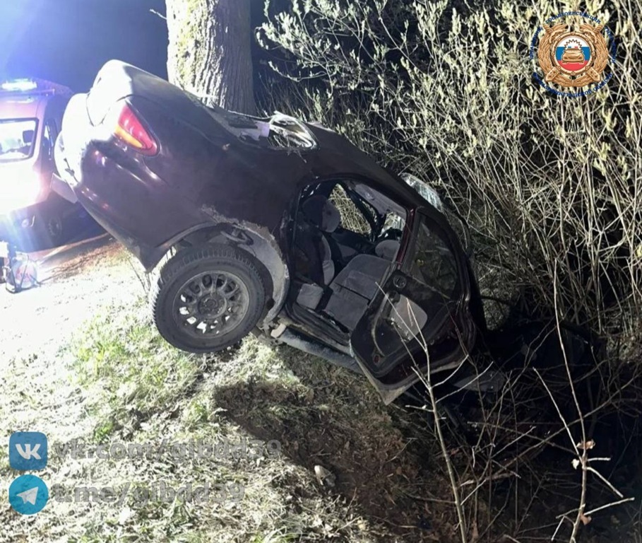 18-летний водитель насмерть разбил Mazda о&nbsp;дерево под Калининградом: погибли двое 20-летних пассажиров