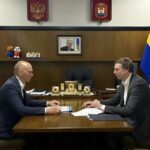 Алексей Беспрозванных и гендиректор &laquo;Аэрофлота&raquo; Сергей Александровский