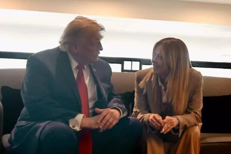 Дональд Трамп и Джорджия Мелони